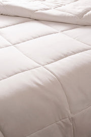 Acolchado Plumón de Fibra Sintética Blanco