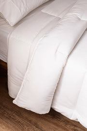 Acolchado Plumón de Fibra Sintética Blanco