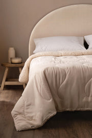 Acolchado Repujado Ondas Con Corderito Super Soft