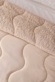 Acolchado Repujado Ondas Con Corderito Super Soft