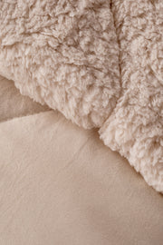 Acolchado Repujado Ondas Con Corderito Super Soft