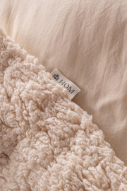 Acolchado Repujado Ondas Con Corderito Super Soft