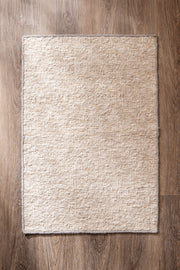 Alfombra de Ambiente de Lana y Yute con Borde Color 60x90cm