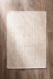 Alfombra de Ambiente Yute con Detalles de Bordadora 60x90cm