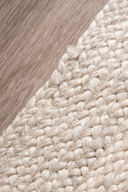 Alfombra de Ambiente Yute con Detalles de Bordadora 60x90cm