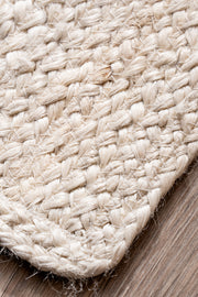 Alfombra de Ambiente Yute con Detalles de Bordadora 60x90cm