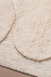 Alfombra de Baño 100% Algodón en 40x60cm con Círculos en Relieve