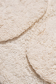 Alfombra de Baño 100% Algodón en 40x60cm con Círculos en Relieve