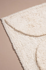 Alfombra de Baño 100% Algodón en 40x60cm con Círculos en Relieve