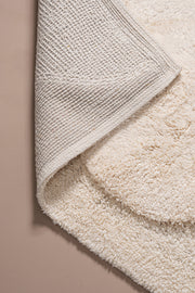 Alfombra de Baño 100% Algodón en 40x60cm con Círculos en Relieve