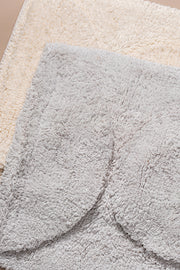 Alfombra de Baño 100% Algodón en 40x60cm con Círculos en Relieve