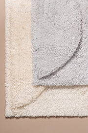 Alfombra de Baño 100% Algodón en 50x80cm con Círculos en Relieve