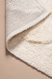 Alfombra de Baño 100% Algodón en 50x80cm con Círculos en Relieve