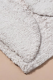 Alfombra de Baño 100% Algodón en 50x80cm con Círculos en Relieve