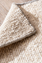 Alfombra de Ambiente de Lana y Yute con Borde Color 120x180cm