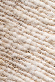 Alfombra de Ambiente de Lana y Yute con Borde Color 120x180cm