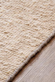 Alfombra de Ambiente de Lana y Yute con Borde Color 120x180cm