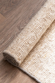 Alfombra de Ambiente de Lana y Yute con Borde Color 120x180cm