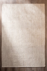 Alfombra de Ambiente Yute con Detalles de Bordadora 120x180cm