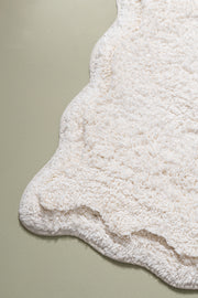 Alfombra de Baño 100% Algodón de 40x60cm con Borde Onditas