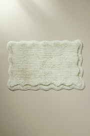 Alfombra de Baño 100% Algodón de 40x60cm con Borde Onditas