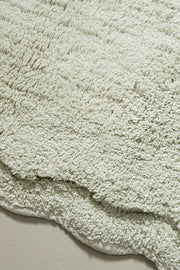 Alfombra de Baño 100% Algodón de 40x60cm con Borde Onditas