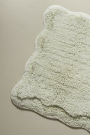 Alfombra de Baño 100% Algodón de 40x60cm con Borde Onditas