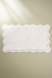 Alfombra de Baño 100% Algodón de 50x80cm con Borde Onditas