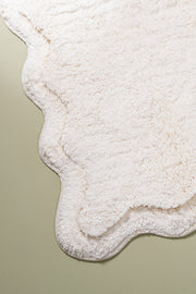 Alfombra de Baño 100% Algodón de 50x80cm con Borde Onditas