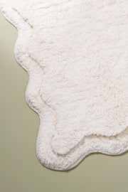 Alfombra de Baño 100% Algodón de 50x80cm con Borde Onditas