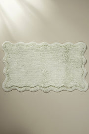 Alfombra de Baño 100% Algodón de 50x80cm con Borde Onditas