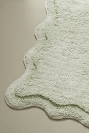 Alfombra de Baño 100% Algodón de 50x80cm con Borde Onditas