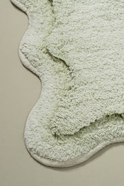 Alfombra de Baño 100% Algodón de 50x80cm con Borde Onditas