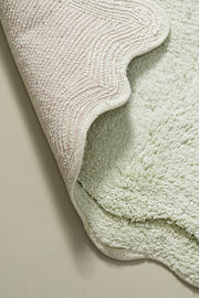 Alfombra de Baño 100% Algodón de 50x80cm con Borde Onditas