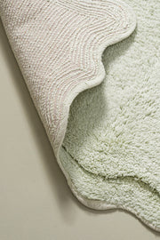 Alfombra de Baño 100% Algodón de 50x80cm con Borde Onditas