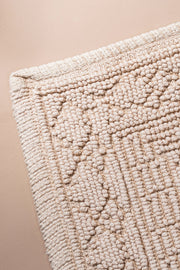 Alfombra Jacquard 100% Algodón en 50x80cm Terminación Stonewash