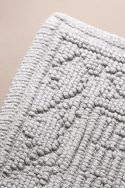 Alfombra Jacquard 100% Algodón de 40x60cm Terminación Stonewash