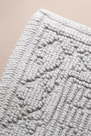 Alfombra Jacquard 100% Algodón en 50x80cm Terminación Stonewash