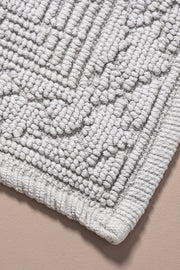 Alfombra Jacquard 100% Algodón de 40x60cm Terminación Stonewash