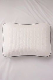 Almohada Memory Foam c/doble Pipping y Cierre en Funda