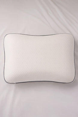 Almohada Memory Foam c/doble Pipping y Cierre en Funda