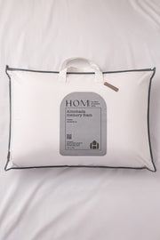 Almohada Memory Foam c/doble Pipping y Cierre en Funda