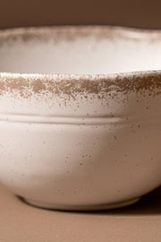 Bowl de Cerámica con Borde Color