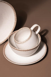 Bowl de Cerámica con Borde Color