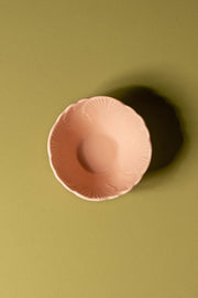 Bowl Glaze Flower Petal 12cm Peach