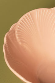 Bowl Ensalada Glaze Flower Petal 20cm Peach