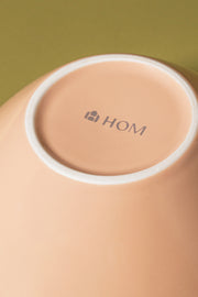 Bowl Ensalada Glaze Flower Petal 20cm Peach