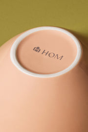 Bowl Glaze Flower Petal 16cm Peach