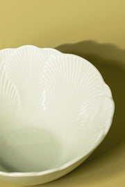 Bowl Ensalada Glaze Flower Petal 20cm Verde