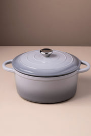 Olla Dutch Oven de Hierro Fundido Gris 26cm